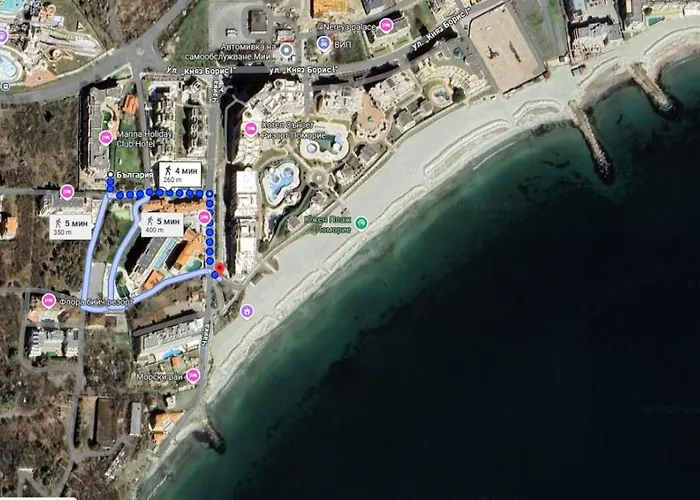 Aparthotel Private 2-bedroom With Pool And Free Parking In Marina Club 4*